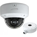 SPECO 4K HD-TVI Dome Camera, IR, 2.8-12mm Motorized Lens, Included Junc Box, White, Part# H8D6M