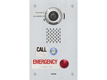 AIPHONE IP VIDEO EMERGENCY STATION, SIP COMPATIBLE, ADA COMPLIANT, 2 CALL BUTTONS, FRENCH, Part# IX-DVF-2RA-FR