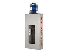 AIPHONE Wall Box with Caged Light and EMERGENCY Lettering, Part# WB-CE