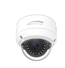 Speco O2VLD7J, 2MP IP Dome Camera, IR, 2.8mm fixed lens, w/ Junction Box, White