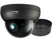 Speco O2iD8M, 2MP Intensifier IP Dome Camera, 2.7-12mm motorized lens, w/ Junction Box, Dark Grey, TAA