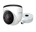 Speco O4T7M, 4MP H.265 AI IP Turret Camera ,IR, 2.8-12mm Motorized lens, w/ Junction Box, White