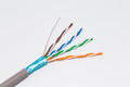 ABA Elite CAT5E Shielded Plenum (CMP) 1000ft, FTP, 24AWG, 350MHz Cable, Part# TSP2404N09GY