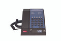 Teledex M100C5- M Series Clock, 1 Line Analog Corded Phone- Black, Part# MA10S5DC