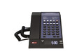 Teledex M100C10- M Series Clock, 1 Line Analog Corded Phone- Black, Part# MA10S10DC