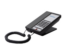 Teledex E100-4GSK,  E Series – Analog Corded Phone, 1 Line, Black, Part# EA011000S04D