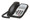 Teledex A110, I Series, 1L, 10GSK, MW – Analog Corded Phones, I Line, Black, Part# IPN332391