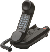 Teledex AT1102, I Series – Analog Corded Phones, 1 Line, Trimline, Black, Part# IPN331191