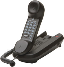 Teledex AT1102, I Series, 1L, MW, Trimline – Analog Corded Phones, 1 Line, Trimline, Black, Part# IPN331191