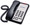 Teledex 1005, Opal Series – Analog Corded Phones, 1 Line, Black, Part# OPL761391