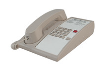 Teledex D100, D Series – Analog Corded Phones, 1 Line, Basic, Ash, Part# DA210N0D