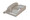 Teledex D100S10, D Series – Analog Corded Phones, 1 Line, Ash, Part# DA210S10D