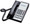 Teledex Diamond+10, Diamond Series – Analog Corded Phones, 1 Line, Black, Part# DIA652391