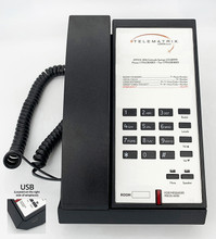 Telematrix 3500MWS, 3500 Series USB, 1L, 0 GSK, MW, Basic, Spkr, 1 USB – Analog Corded, 1 Line, Black, Part# 35A110S0DU