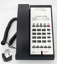 Telematrix 3502MWD5, 3500 Series USB, 2L, 5GSK, MW, Spkr, 1 USB – Analog Corded, 2 Line, Black, Part# 35A120S5DU