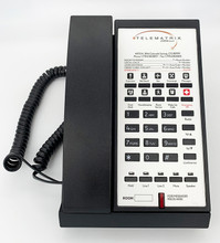 Telematrix 3502IP-MWD, 3500 Series, 2L, 10GSK, MW, Spkr – VoIP Corded Phone, 2 Line, Black, Part# 35V120S10D3