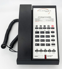 Telematrix 3502IP-MWD5, 3500 Series HYBRID – VoIP Corded Phone, 2 Line, Black, Part# 35V120S5D3HB