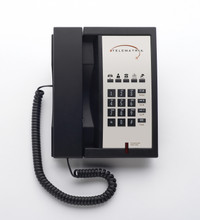 Telematrix 3300MW5, 3300 Series – Analog Corded Phones, 1 Line, 5GSK, MW, Black, Part# 331391