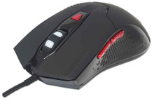 Manhattan MM-GAME-1 Wired Optical Gaming Mouse with LEDs, Part# 176071