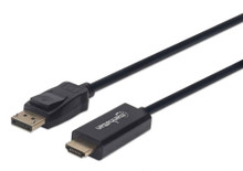 Manhattan 1080p DisplayPort to HDMI Cable, Part# 153188