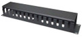 Intellinet ICMP-192U-CP-BK 19 inches 2U Cable Management Panel with Cover, Black, Part# 716062