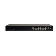 Ubiquiti Networks EdgeSwitch 16-Port 150-Watt Managed PoE+ Gigabit Switch with SFP, Part# ES-16-150W