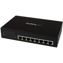 8 Port Unmanaged Industrial Gigabit Power over Ethernet Switch - 802.3af/at PoE+ Switch - Wall Mountable - Connect power and Gigabit Ethernet data to 8 PoE-enabled devices, with 30W per-port output - 8 Part# IES81000POE