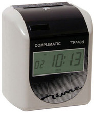 Compumatic TR440dS w/ 250 time cards, 10 pocket card rack, spare ribbon, Part# Pkg-TR440dS-250/10/1