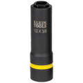 Klein Tools 2-in-1 Impact Socket, 6-Point, 1/2 and 3/8-Inch, Part# 66061