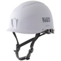 Klein Tools Safety Helmet, Non-Vented-Class E, White, Part# 60145