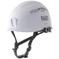 Klein Tools Safety Helmet, Vented-Class C, White, Part# 60149