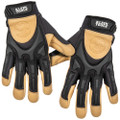 Klein Tools Leather Work Gloves, X-Large, Pair, Part# 60189