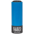 Klein Tools 2-in-1 Coated Impact Socket, 12-Point, 3/4 and 9/16-Inch, Part# 66030