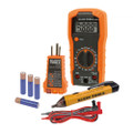 Klein Tools Test Kit with Multimeter, Non-Contact Volt Tester, Receptacle Tester, Part# 69149P