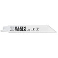 Klein Tools Reciprocating Saw Blades, 18 TPI, 6-Inch, 5-Pack, Part# 31728