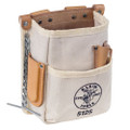 Klein Tools Tool Pouch, 5-Pocket, Canvas, Part# 5125