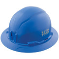 Klein Tools Hard Hat, Non-Vented, Full Brim Style , Blue, Part# 60249