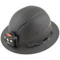 Klein Tools Hard Hat, Premium KARBN™ Pattern, Non-Vented Full Brim, Class E, Lamp, Part# 60346