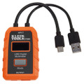 Klein Tools USB Digital Meter, USB-A and USB-C, Part# ET920