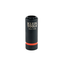 Klein Tools 2-in-1 Impact Socket, 12-Point, 7/8 and 11/16-Inch, Part# 66014