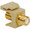 ICC Module, F-Type, Gold Plated, Ivory, Part# IC107B5G-IV