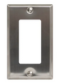 ICC Face Plate, Decorex, 1-Gang, Stainless Steel, Part# IC107DFSSS