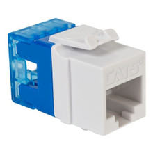 ICC Module, CAT5e, HD, 10PK, Blue, Valuepack, 22~24 AWG, 568A/B Wiring, Part# IC107F5TBL