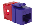 ICC Module, CAT6, HD, 25PK, Purple, Valuepack, 22~24 AWG, 568A/B Wiring, Part# IC107F6CPR