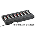 Streamlight 8-Unit Li-ion Battery Bank Charger - with batteries- 120V/100V AC, Part# 20224