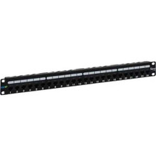 ICC Patch Panel, Cat 6A, 24-Port, 1 RMS, Part# ICMPP0246B