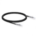 ICC Patch Cord, CAT5e, Clear Boot, 7' Black, Low Profile, Assembled Snag-Free Strain Relief, Part# ICPCSP07BK