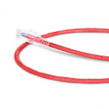 ICC Patch Cord, CAT 6, Clear Boot, Red, 1', Part# ICPCST01RD