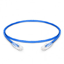 ICC Patch Cord, CAT 6, Clear Boot, Blue, 3', Part# ICPCST03BL