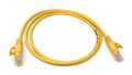 ICC Patch Cord, CAT 6, Clear Boot, Yellow, 5', Part# ICPCST05YL